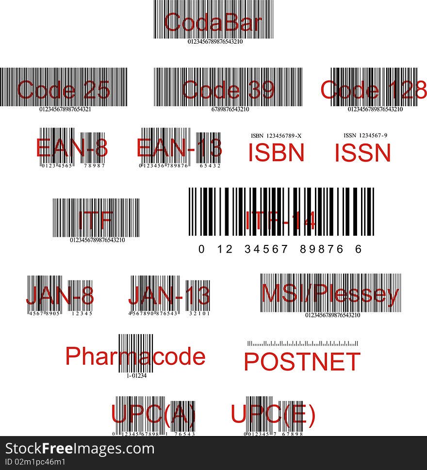 Bar Code, Various Set