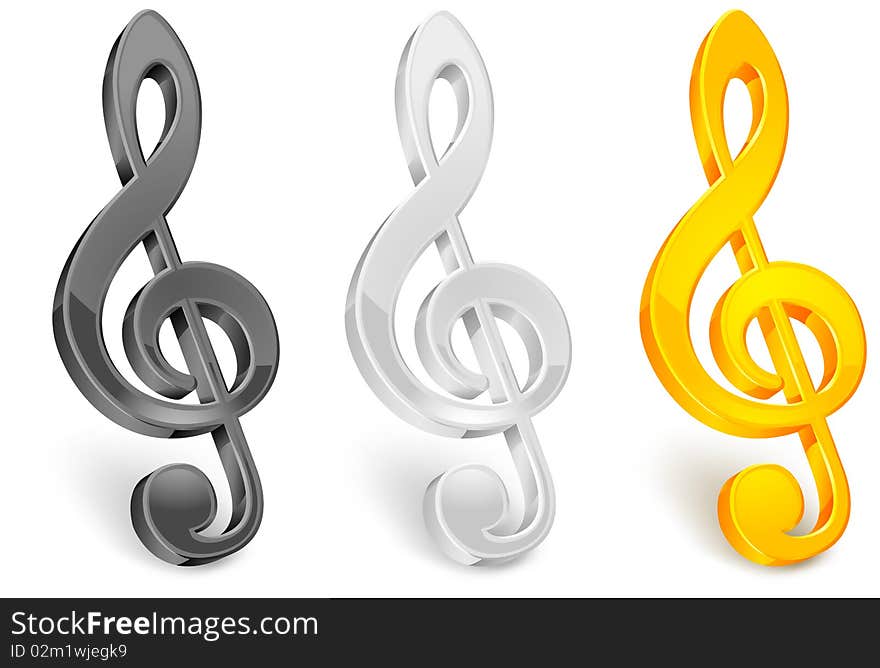 Golor Treble Clef