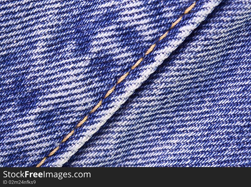 Details of Blue Jeans Background