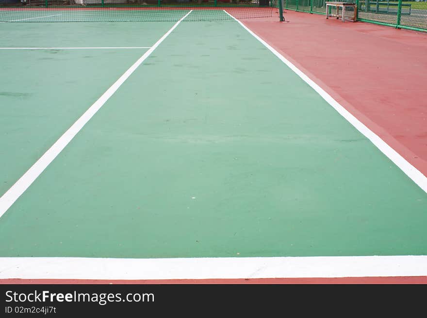 Stadium tennis in the park,sport of relax