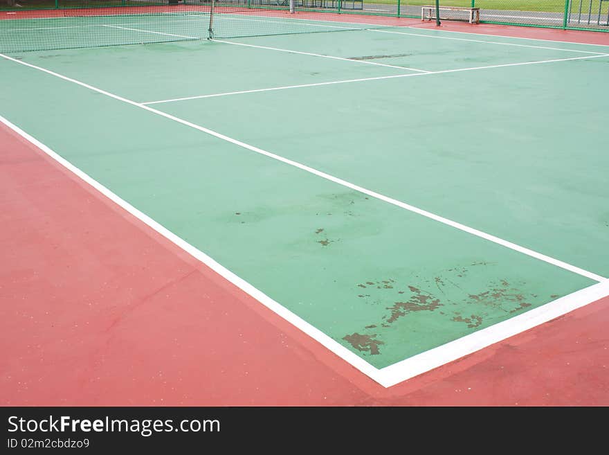 Stadium tennis in the park,sport of relax