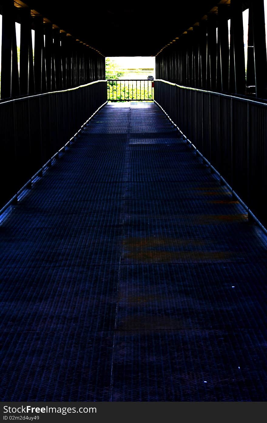 The light at the end of walkway.