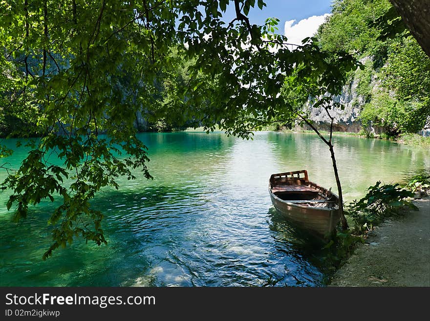 Boat in the lake