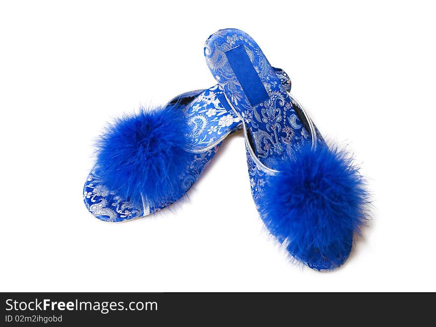 Female slippers | Isolated