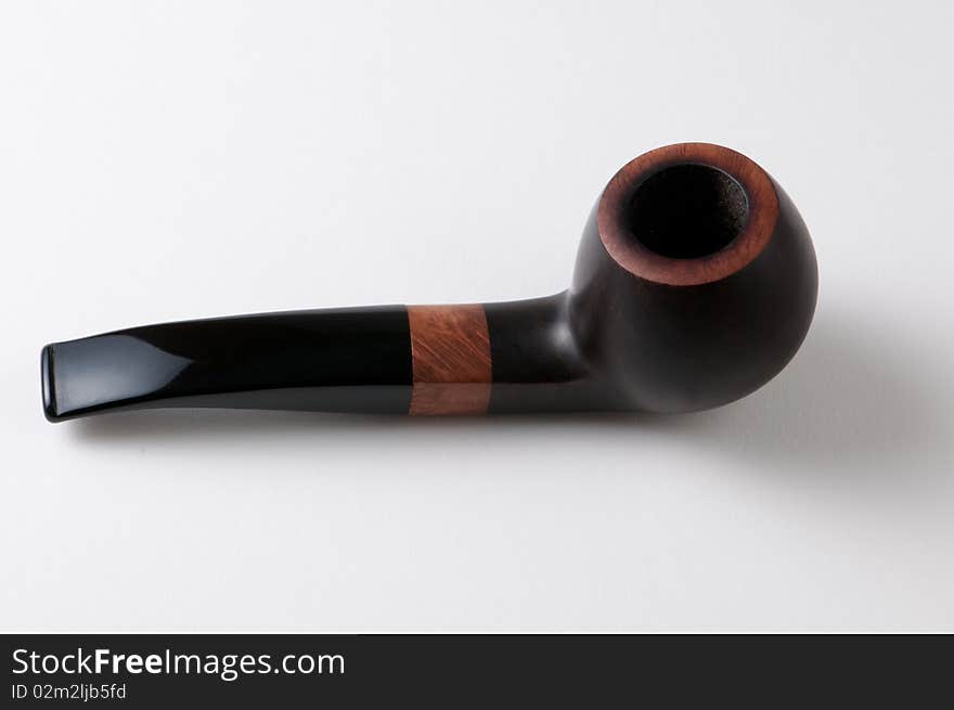 Smoking pipe isolated on a white background.