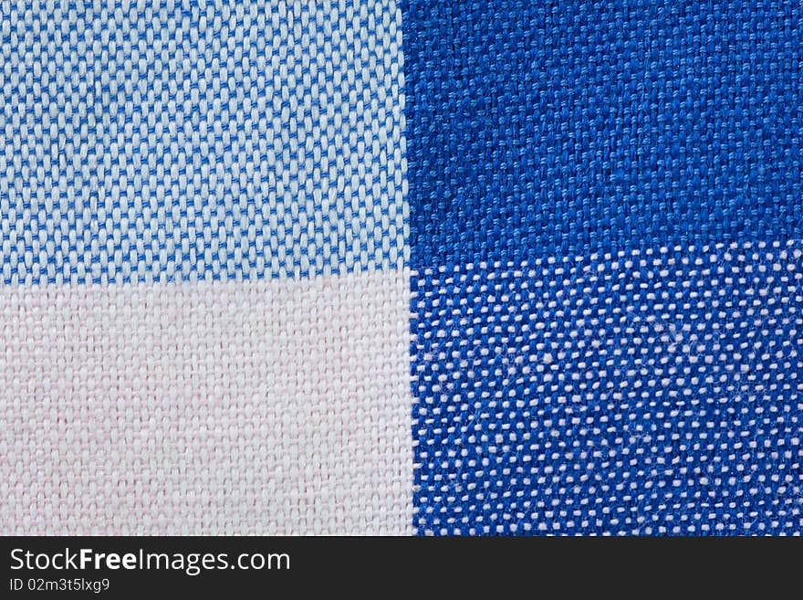 Close-Up Of Gingham Fabric