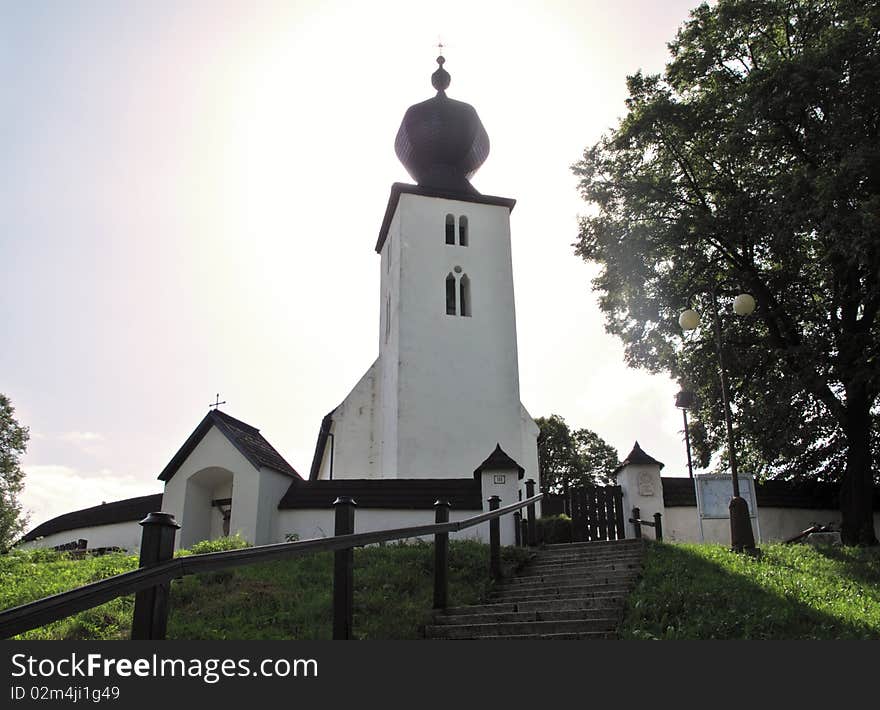 Gothic Zehra church in Slovakia belongs to UNESCO world heritage