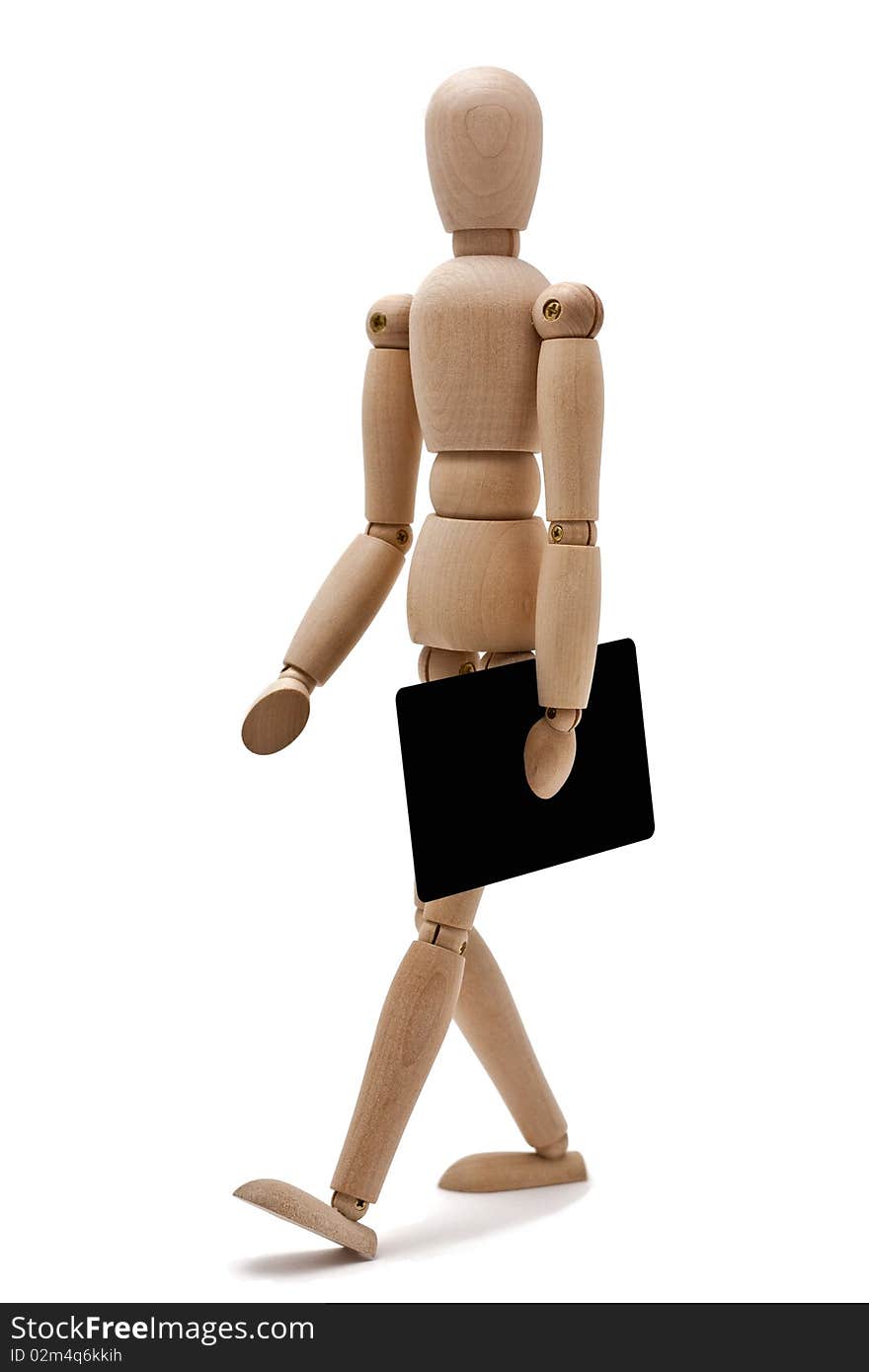 Isolated Mannequin Carrying Credit Card