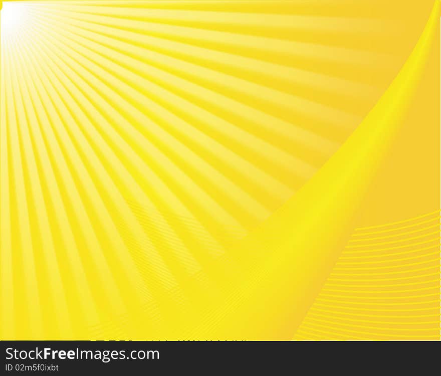 Summer abstract picture. Summer illustration. vector