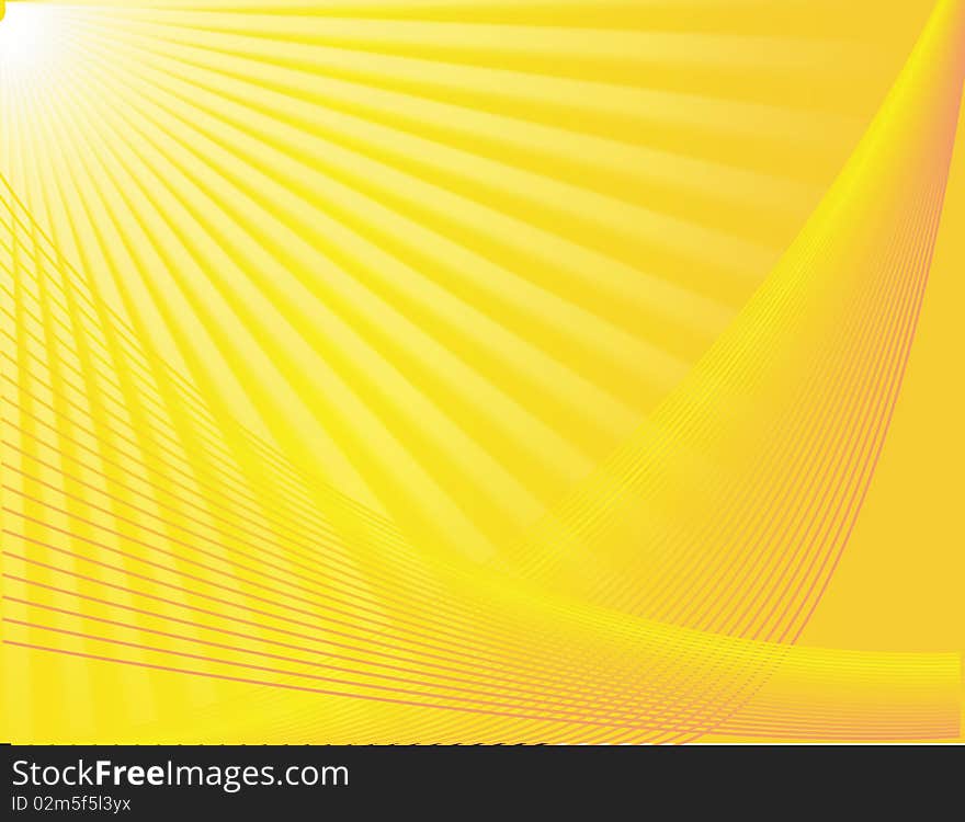 Summer abstract picture. Summer illustration. vector