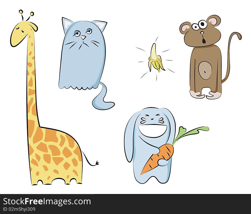 Cartoon Animals Vector