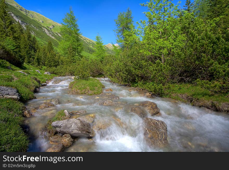 Alpine Mountain River