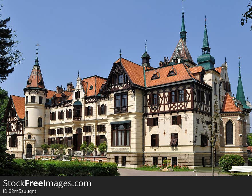 Castle Lesna,Zli­n,Czech republic