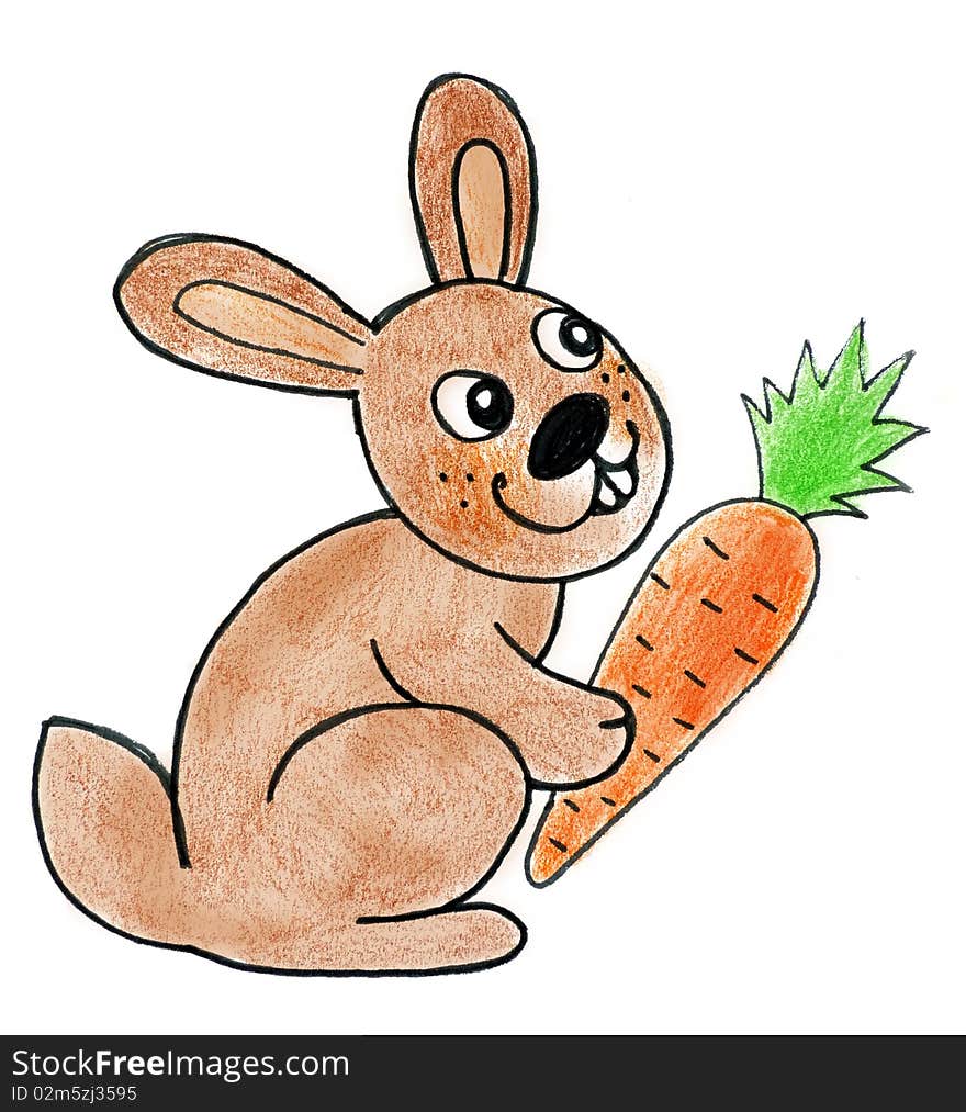 Rabbit Hand Drawn Illustration