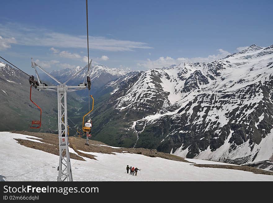 Caucasus mountains