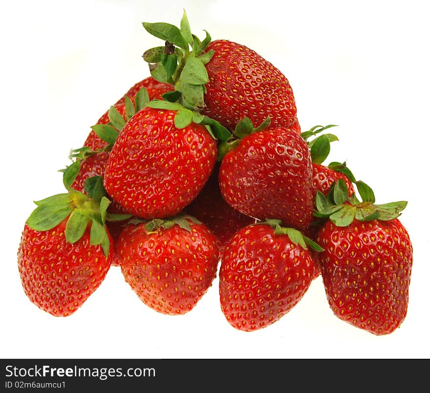 Studio photo of isolated fruit on white background. Studio photo of isolated fruit on white background