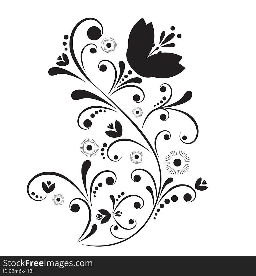 Floral style design  illustration vector. Floral style design  illustration vector