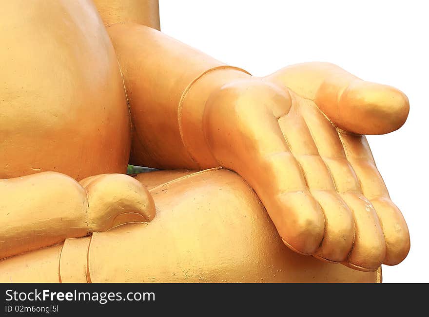 Detail Of Gold Buddha Statue