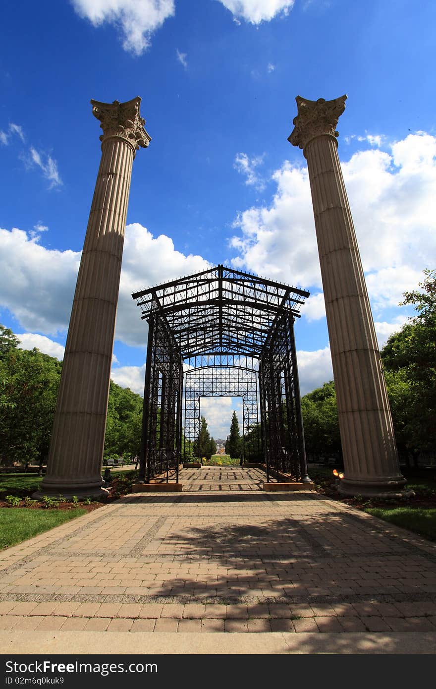 Landmark of Cancer Survivor Garden, Chicago. Landmark of Cancer Survivor Garden, Chicago