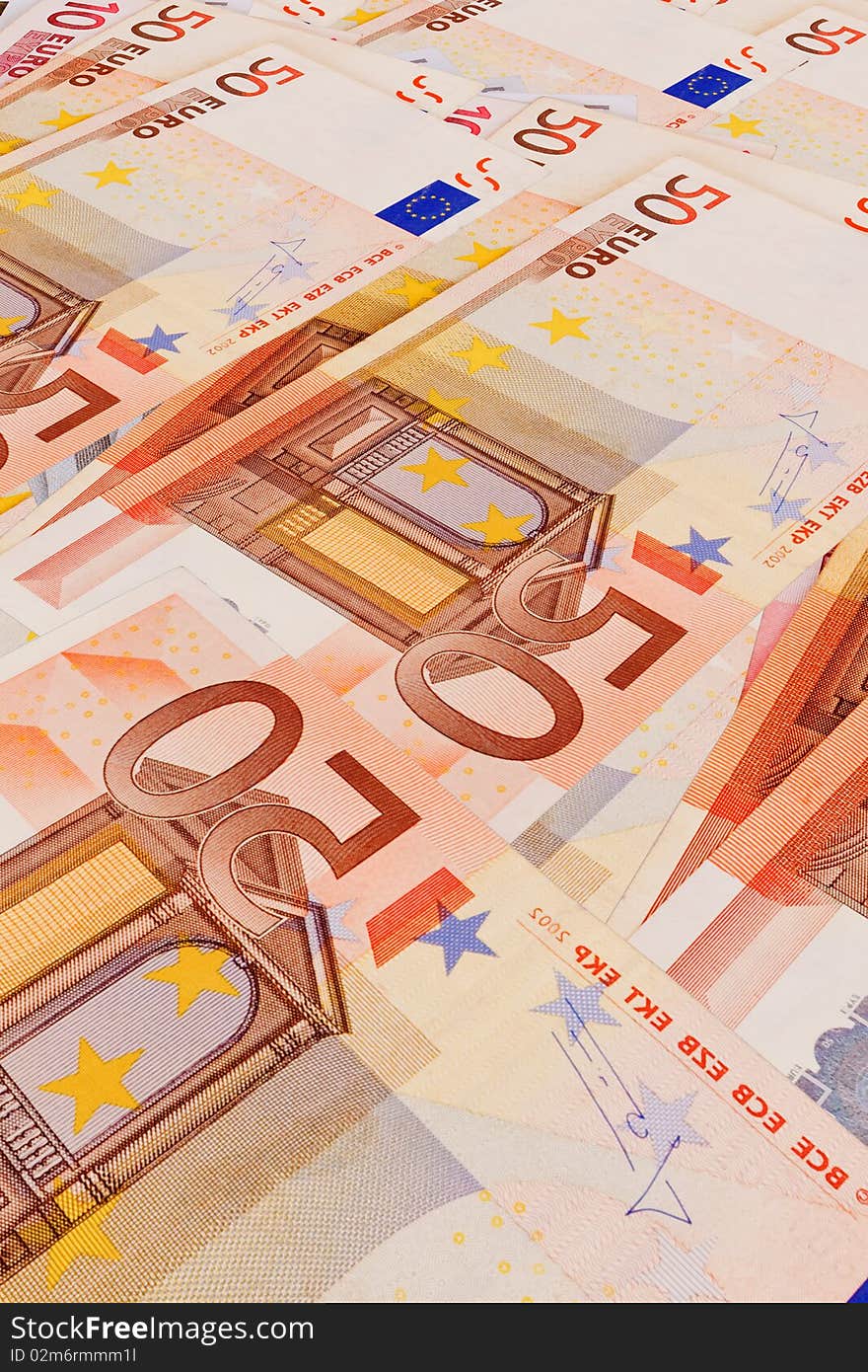 5, 10, 20, 50  Euro banknotes