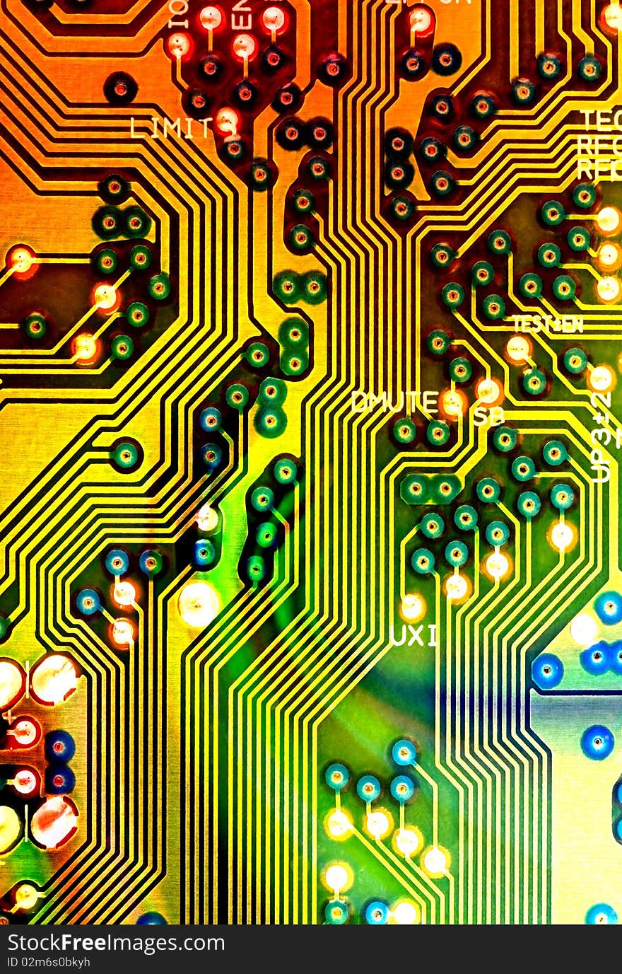 Digital world, with sunrise on the background with integrated bits and bytes. Digital world, with sunrise on the background with integrated bits and bytes