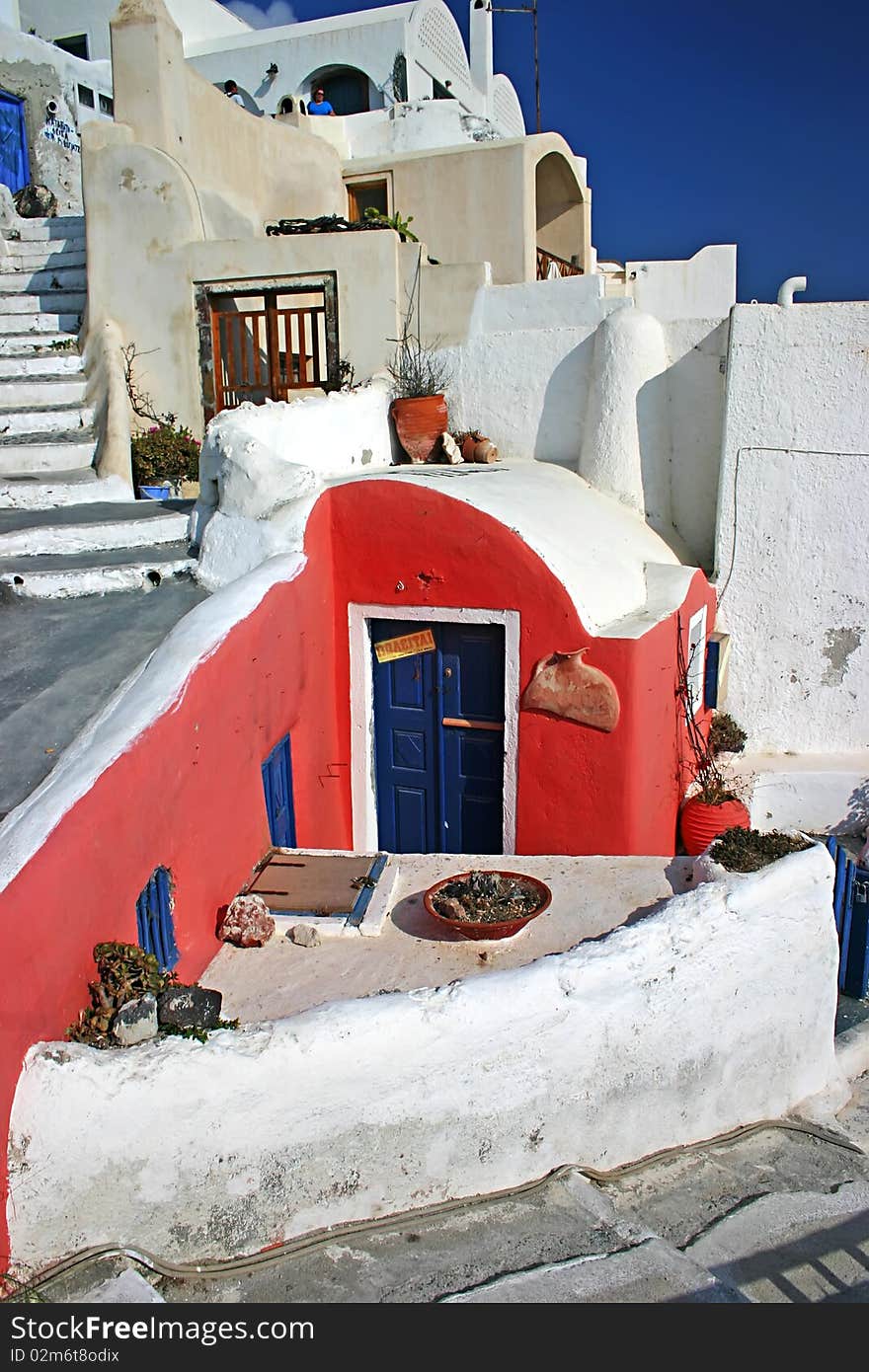 House in Oia Santorini Greece