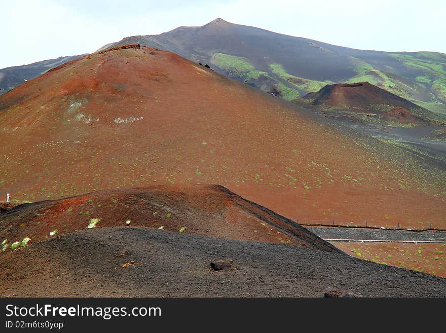 Volcano in Sicily