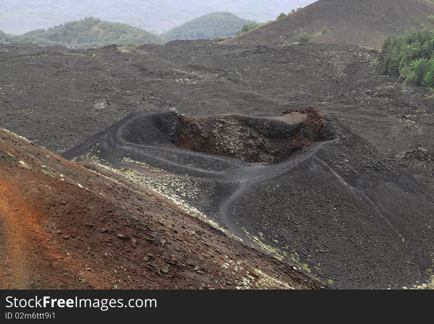 Volcano In Sicily