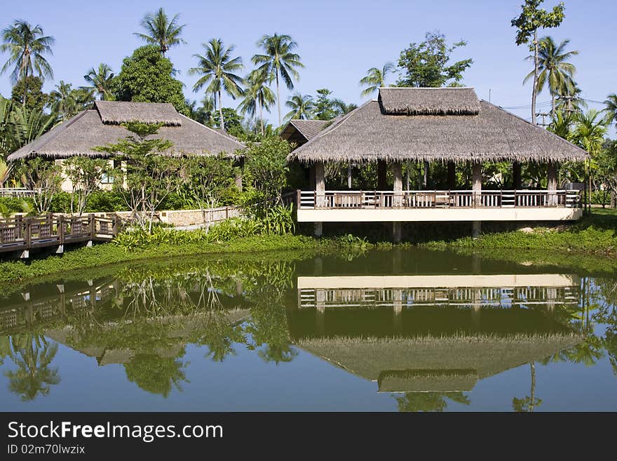 Tropical Arbor In Thailand.