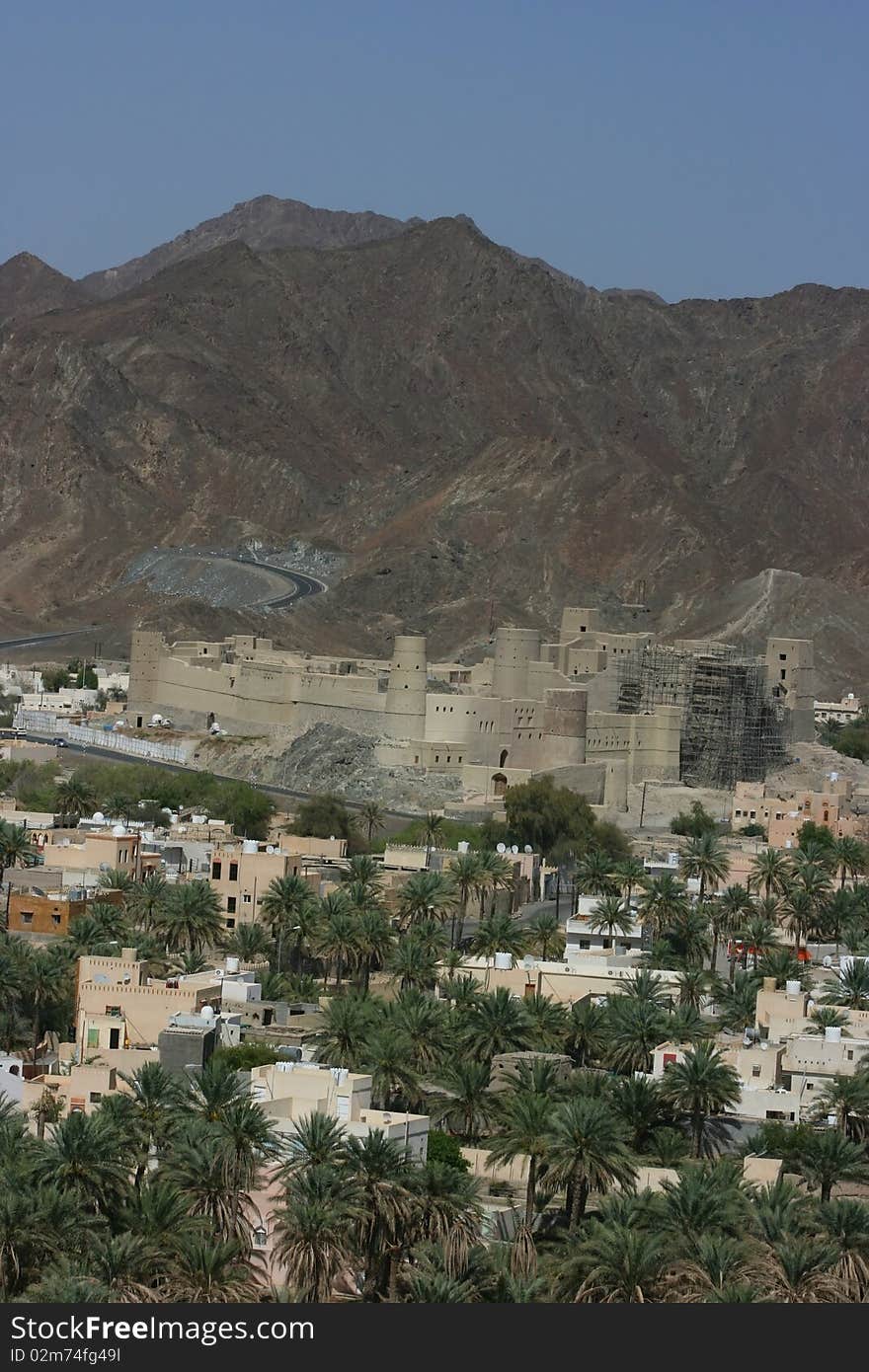 UNESCO protected Bahla Fort in Oman