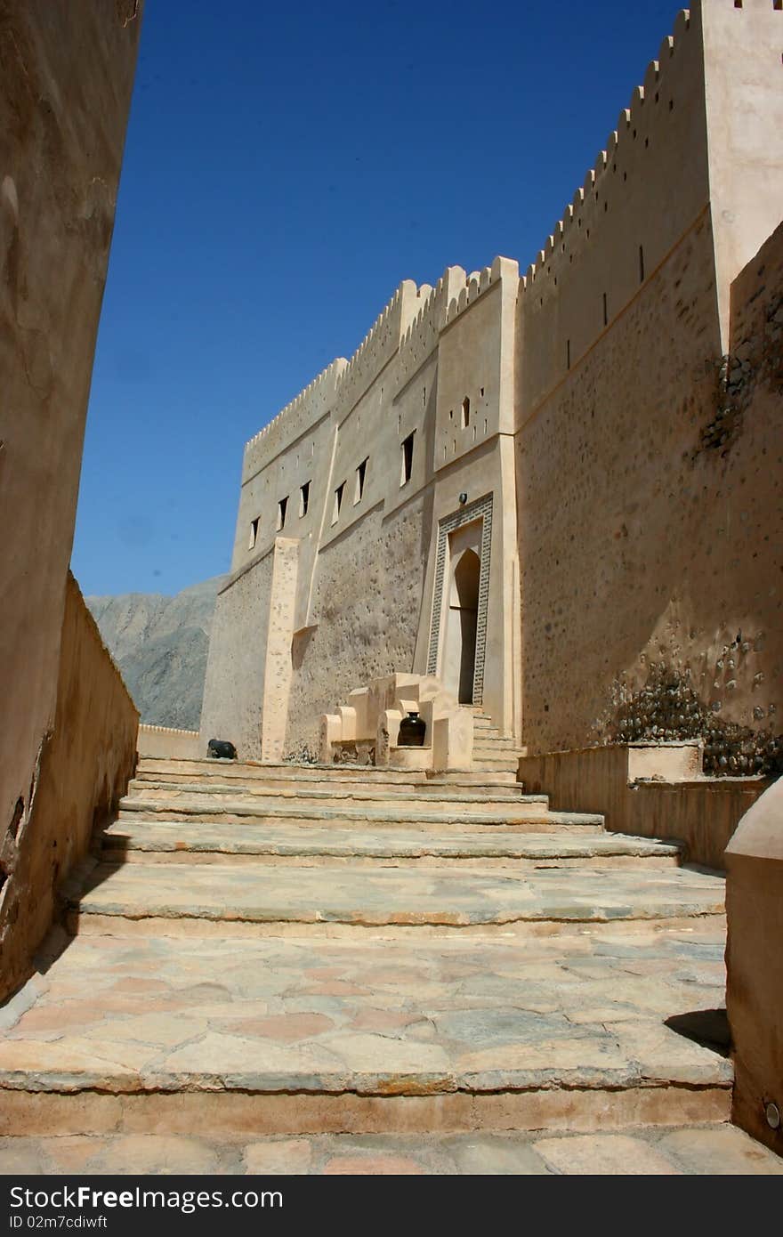 Historic fort of Sawadi, Oman. One of the most important forts in Arabia. Historic fort of Sawadi, Oman. One of the most important forts in Arabia