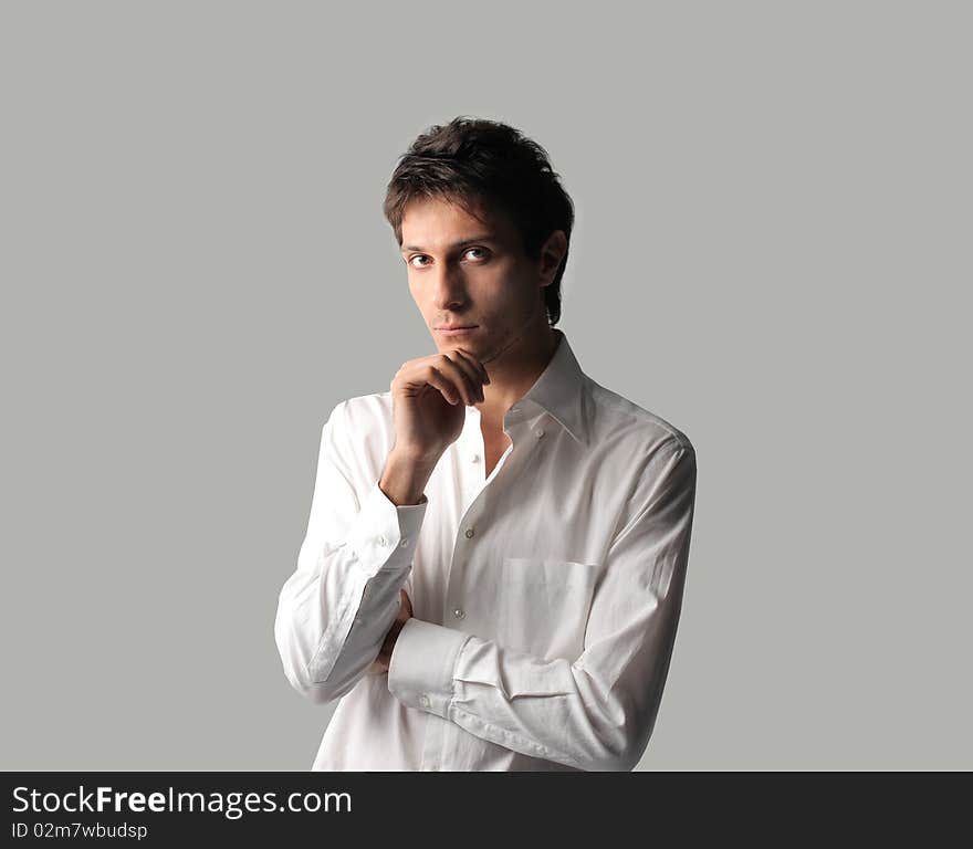 Portrait of an attractive young man. Portrait of an attractive young man