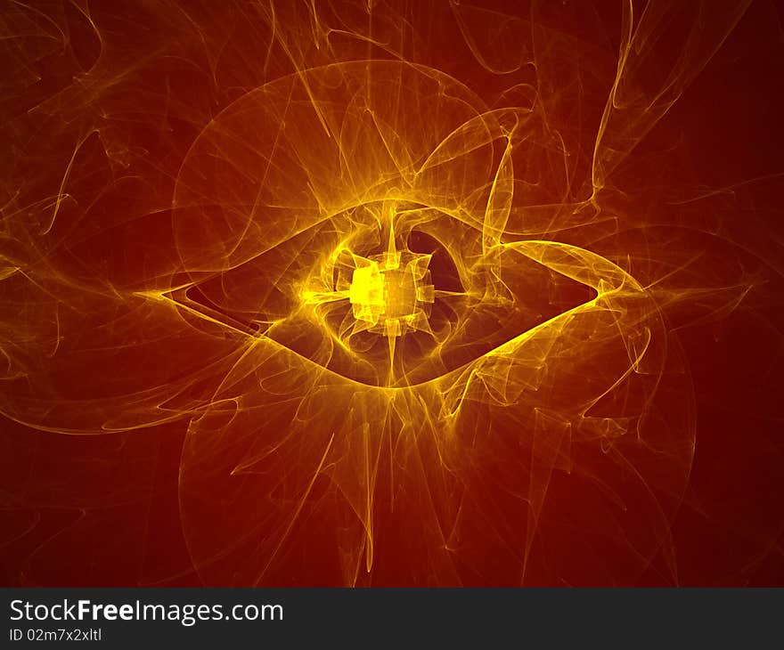 Red-eye Abstract Background