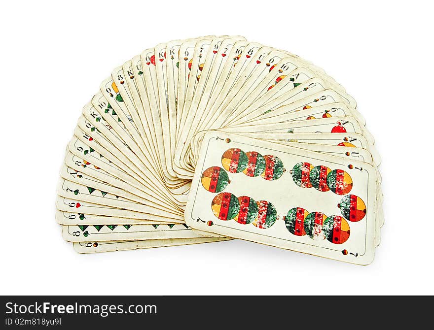 Old playing cards