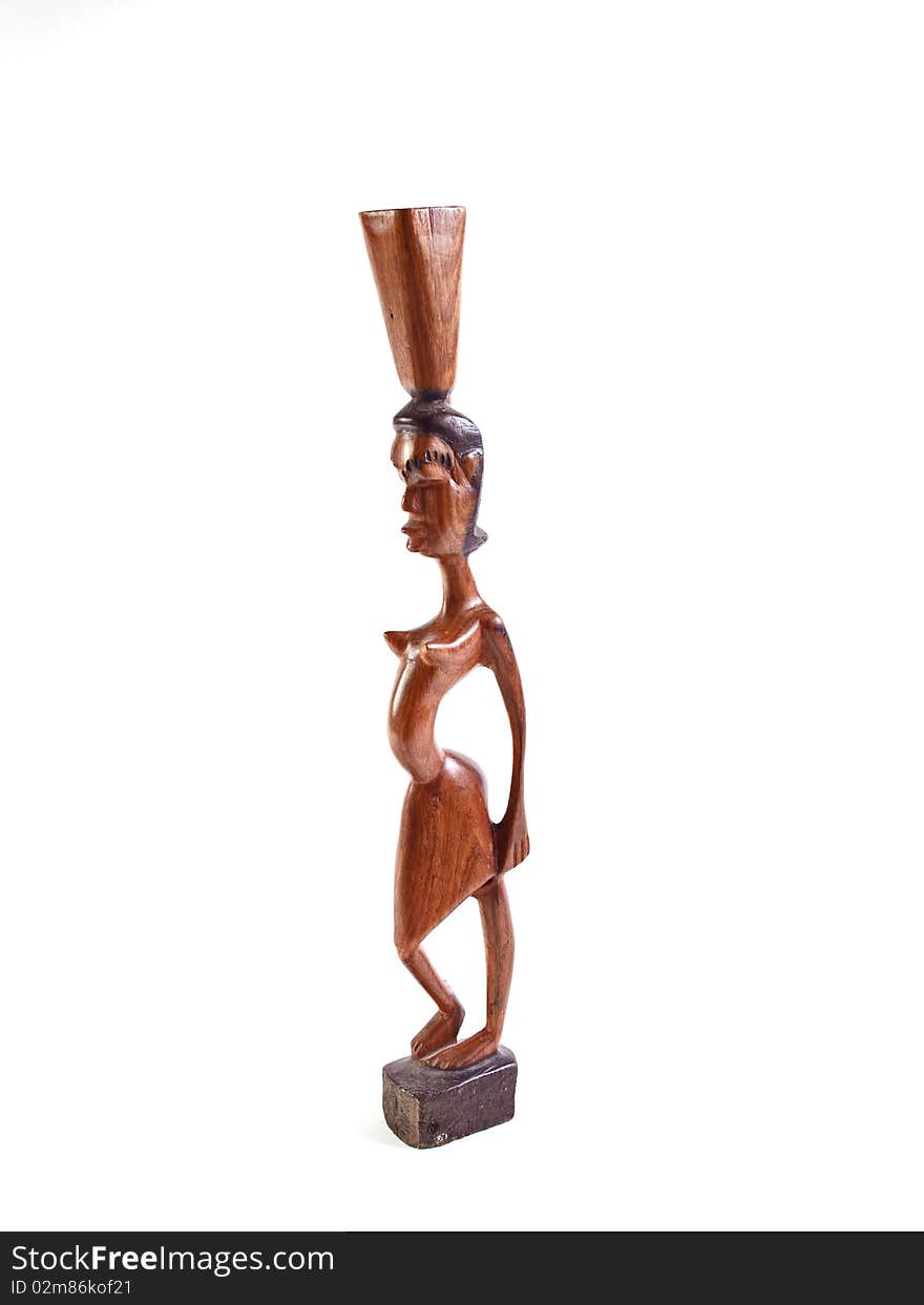 Gambian wood carving