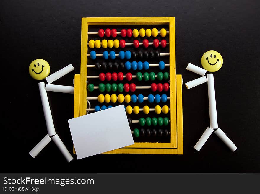 School, blackboard and other school equipment arranged in studio. School, blackboard and other school equipment arranged in studio