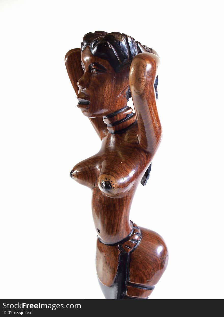 Gambian wood carving