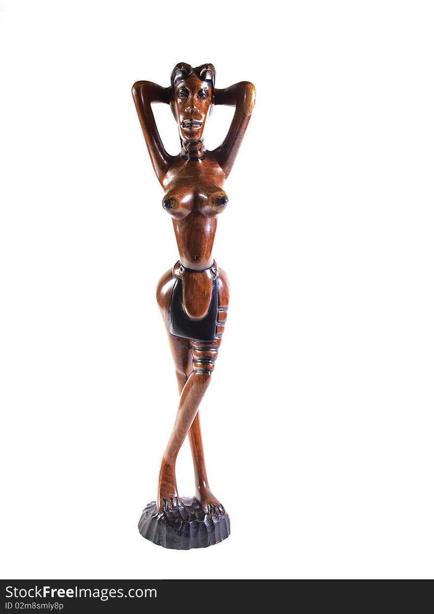 Gambian wood carving