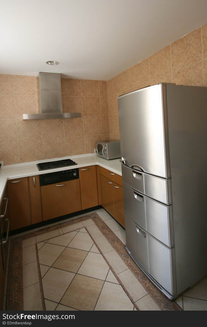 A kitchen in an old lane house