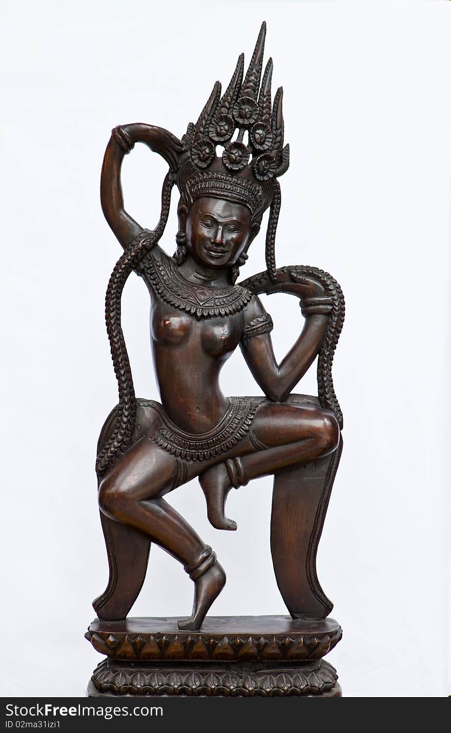 Ancient Cambodian statue