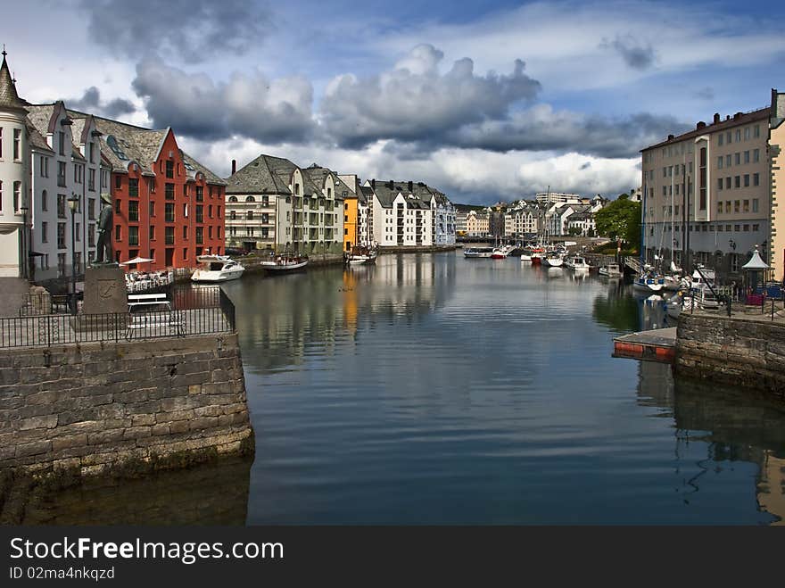 Alesund, downtown