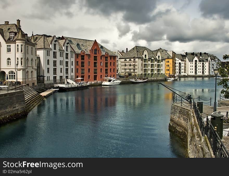 Alesund, Downtown