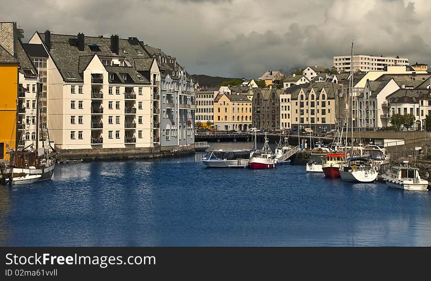 Alesund, downtown