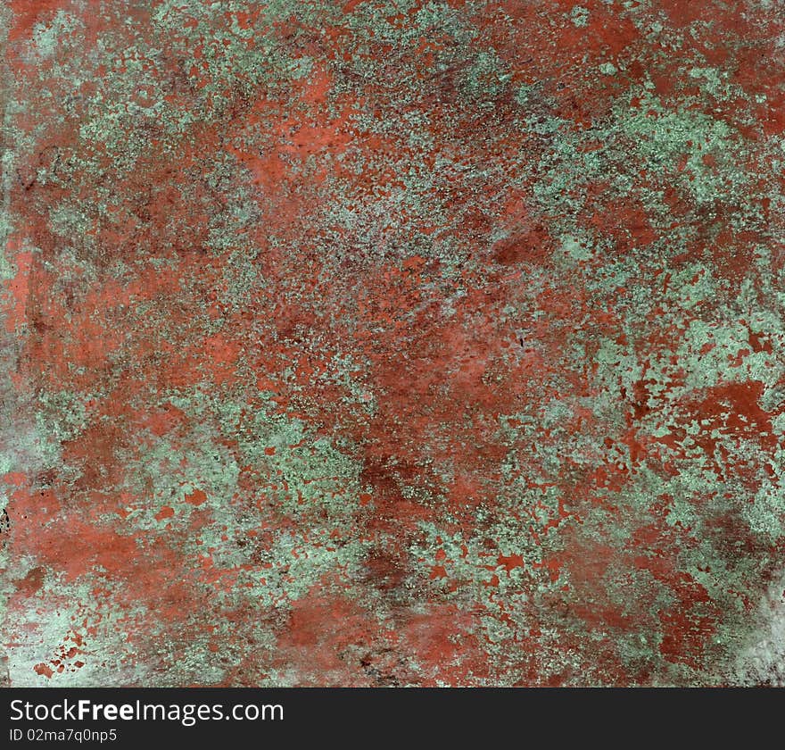 Grunge paint on metal background. Grunge paint on metal background.