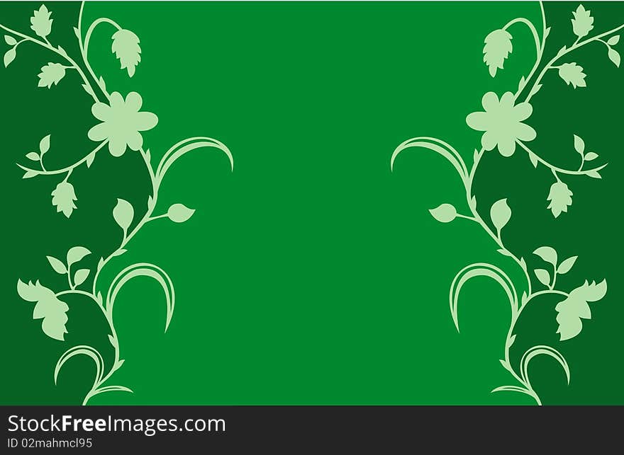 Illustration drawing of floral background. Illustration drawing of floral background.