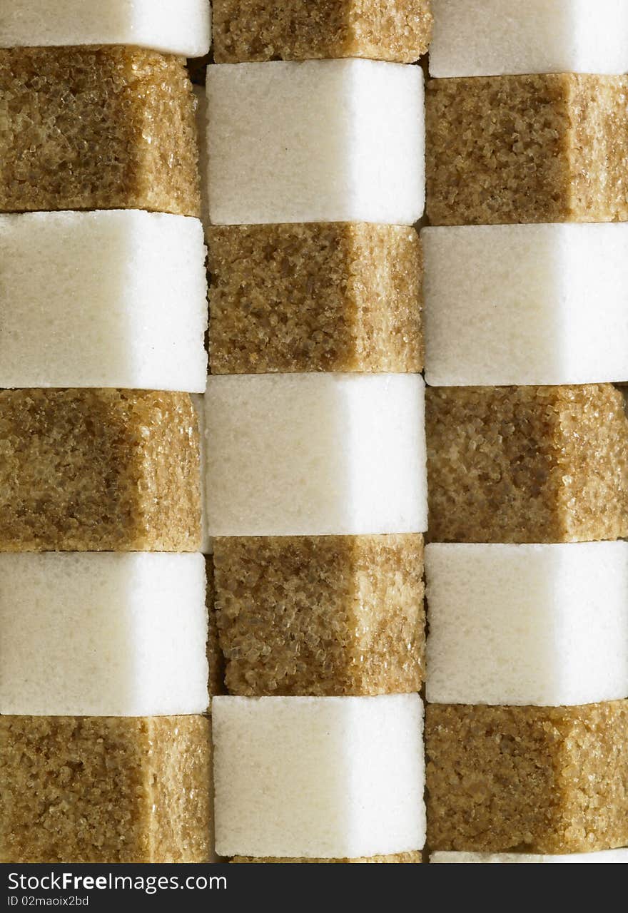 Still life of sugar cubes