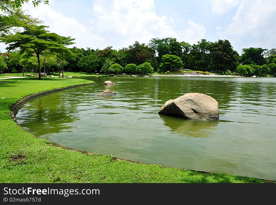 Public park in chachoengsao province of thailand. Public park in chachoengsao province of thailand.