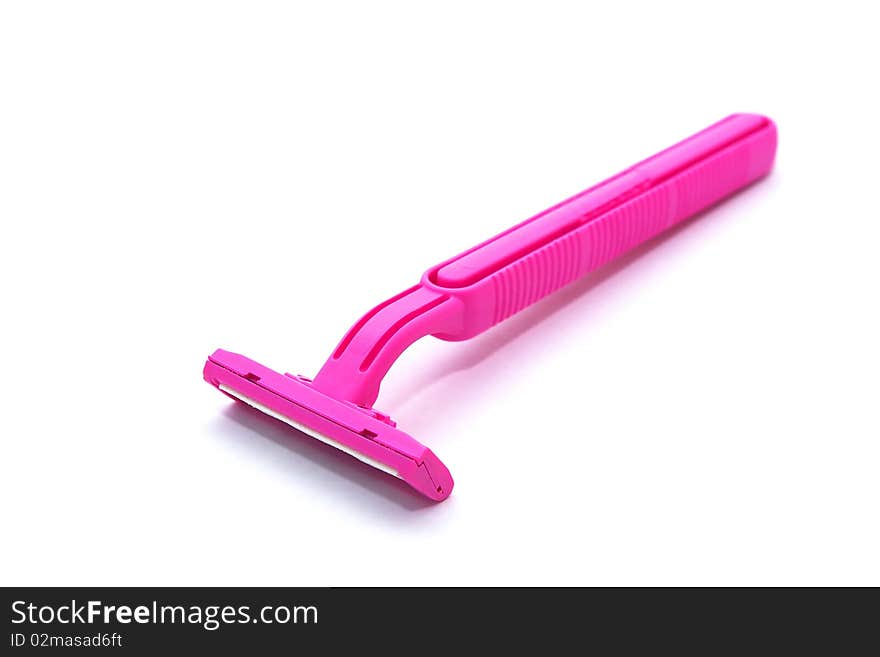 Pink razor