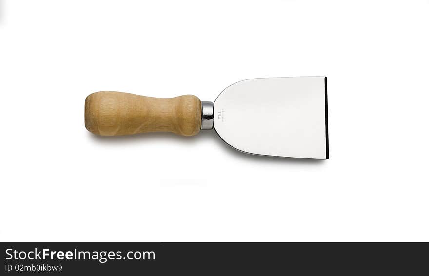 Cheese knife on white background. Cheese knife on white background