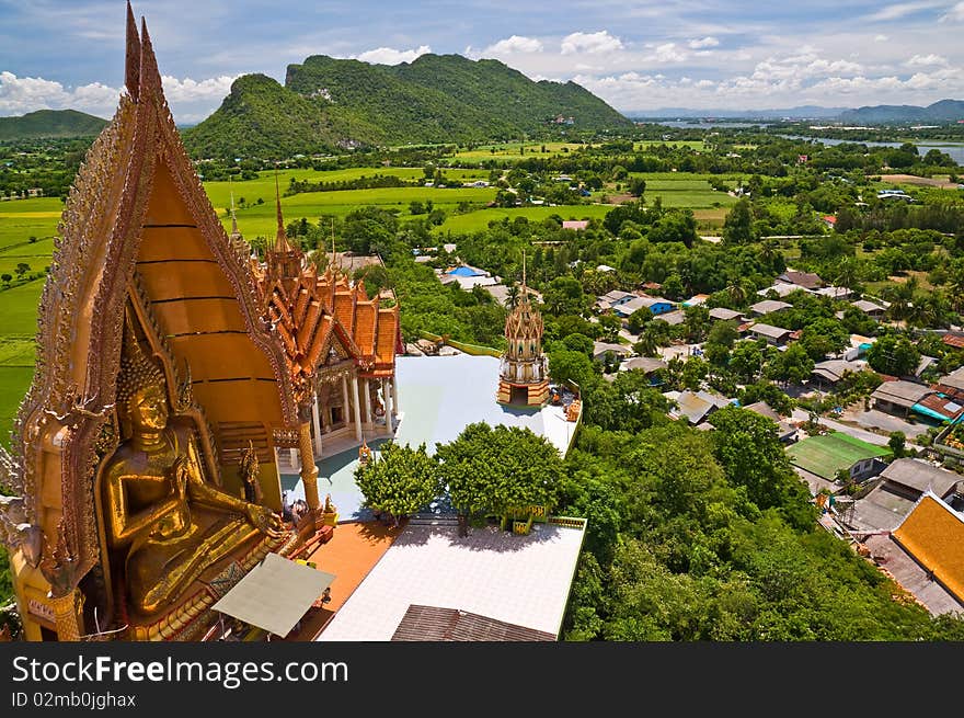 Buddhism temple Buddhism temple in western central Thailand.